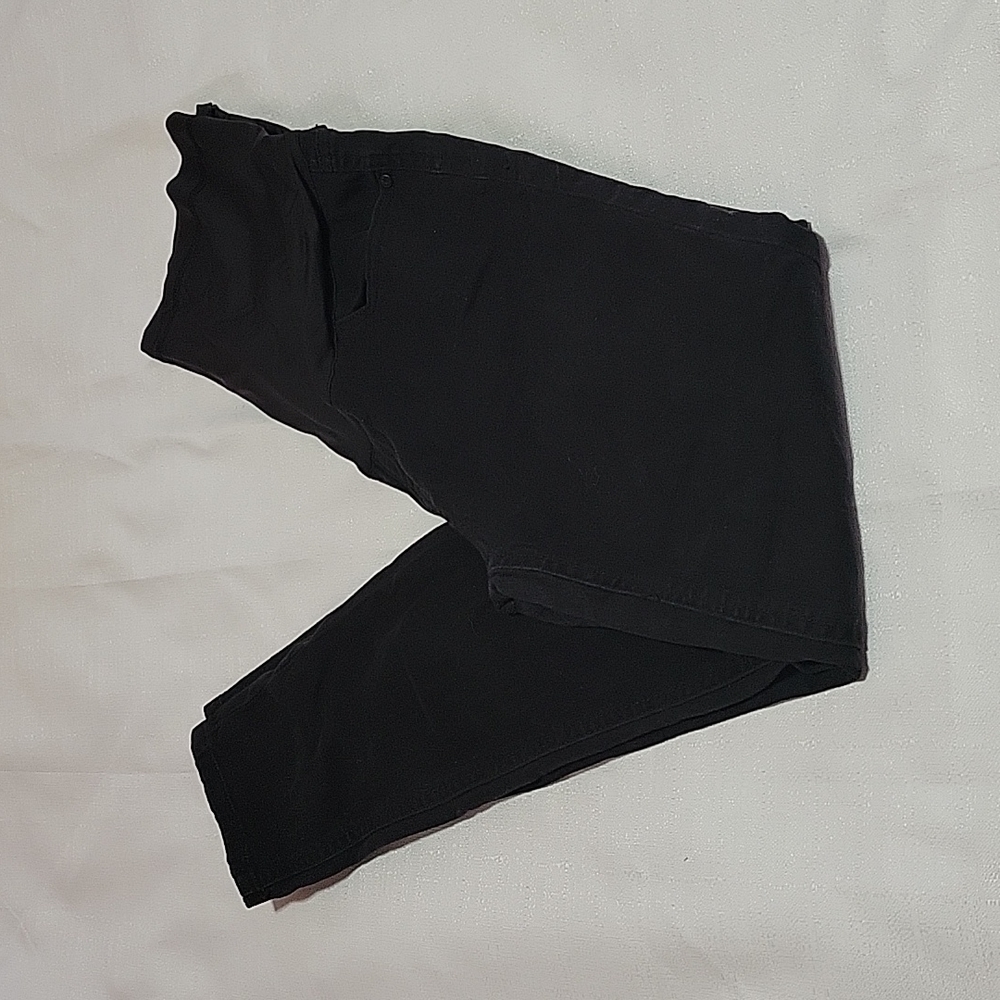 Pinkblush black maternity jeans skinny fit stretch wide waistband